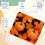 Mouse Pad με σχέδιο Maple Leaf Pumpkin C 8,3'' x 9,8'', Αντιολισθητική βάση από καουτσούκ, Συμβατό με 3