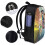 Mochila para laptop Tinkerbell Travel, resistente à água e antifurto, com porta USB para carregamento, 17 polegadas, compatível com mulheres e 3