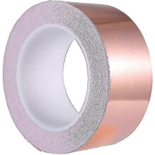 50m x 25mm Copper EMI Shielding Tape with Kapton Backing for Electrical Applications