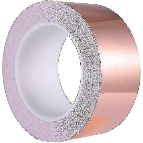 50m x 25mm Copper EMI Shielding Tape with Kapton Backing for Electrical Applications