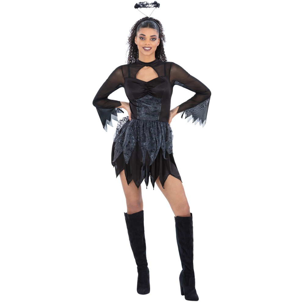 Smiffy's (Large (Uk 16-18)) Fallen Angel Costume Dark