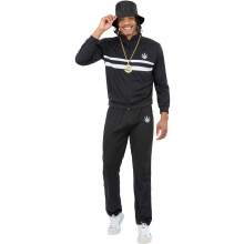 (X Large (Chest 46-48)) 90s Running MC Tracksuit Costume