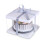 Cake Packaging Boxes Bakery Cupcake Stand Dessert Square Containers with Lids Chocolate Chip Muffins White 2
