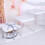Cake Packaging Boxes Bakery Cupcake Stand Dessert Square Containers with Lids Chocolate Chip Muffins White 4