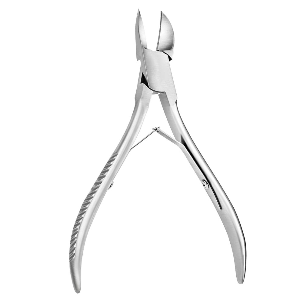 Professional Toenail Clipper for Thick Nails, Curved Surgical Stainless Steel Cutter, Heavy Duty