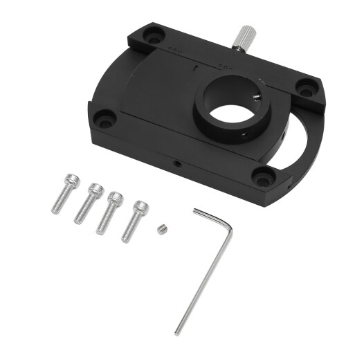 Aluminum Alloy Phonograph Conversion Arm 80mm, 20mm Hole, Black