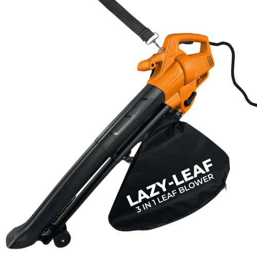 Electric Leaf Blower Garden Leaves Vacuum Shredder Mulcher - Lightweight 3-in-1