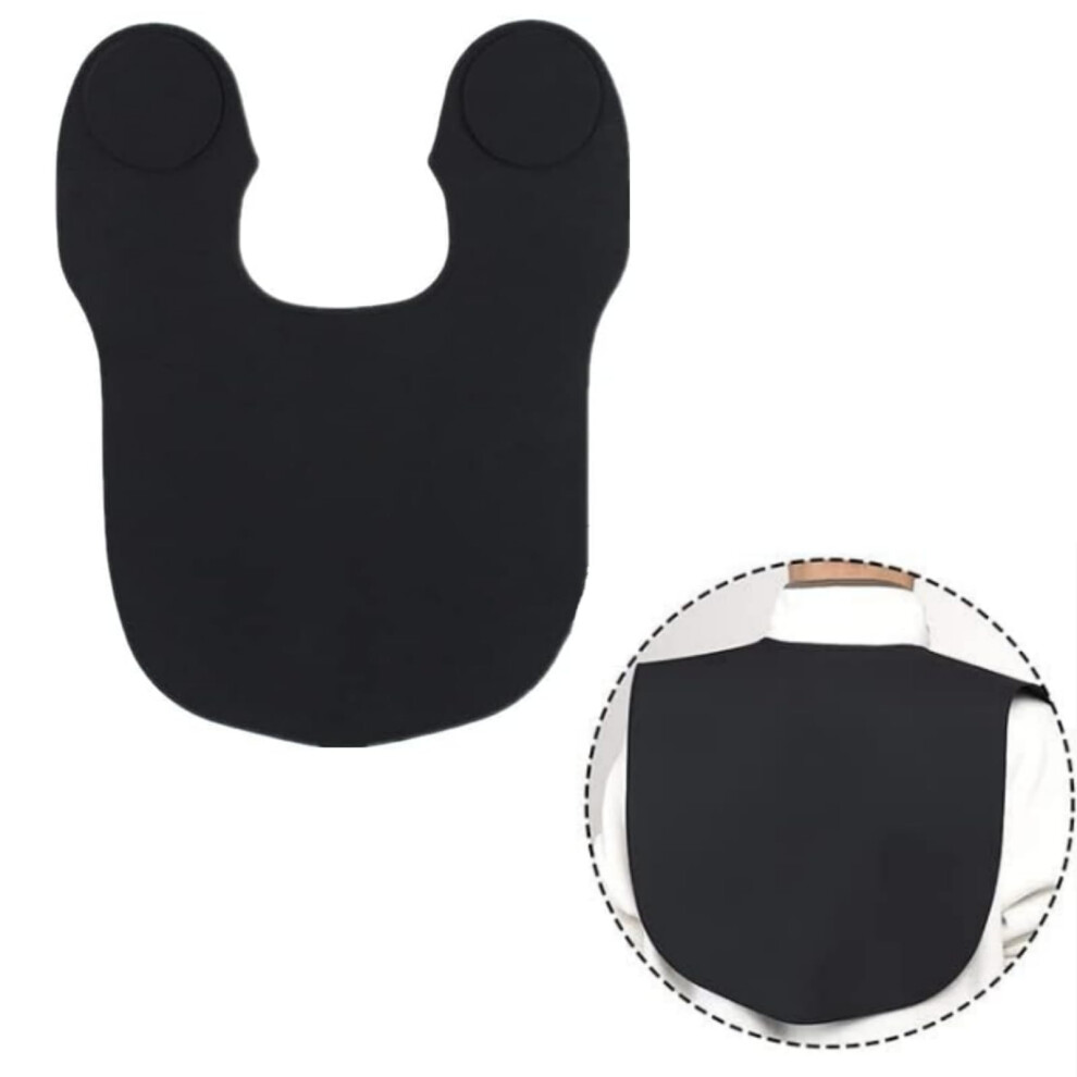 Hair Cutting Collar Waterproof Adjustable Haircut Cape Neck Guard for Salon and Home, 55x42cm