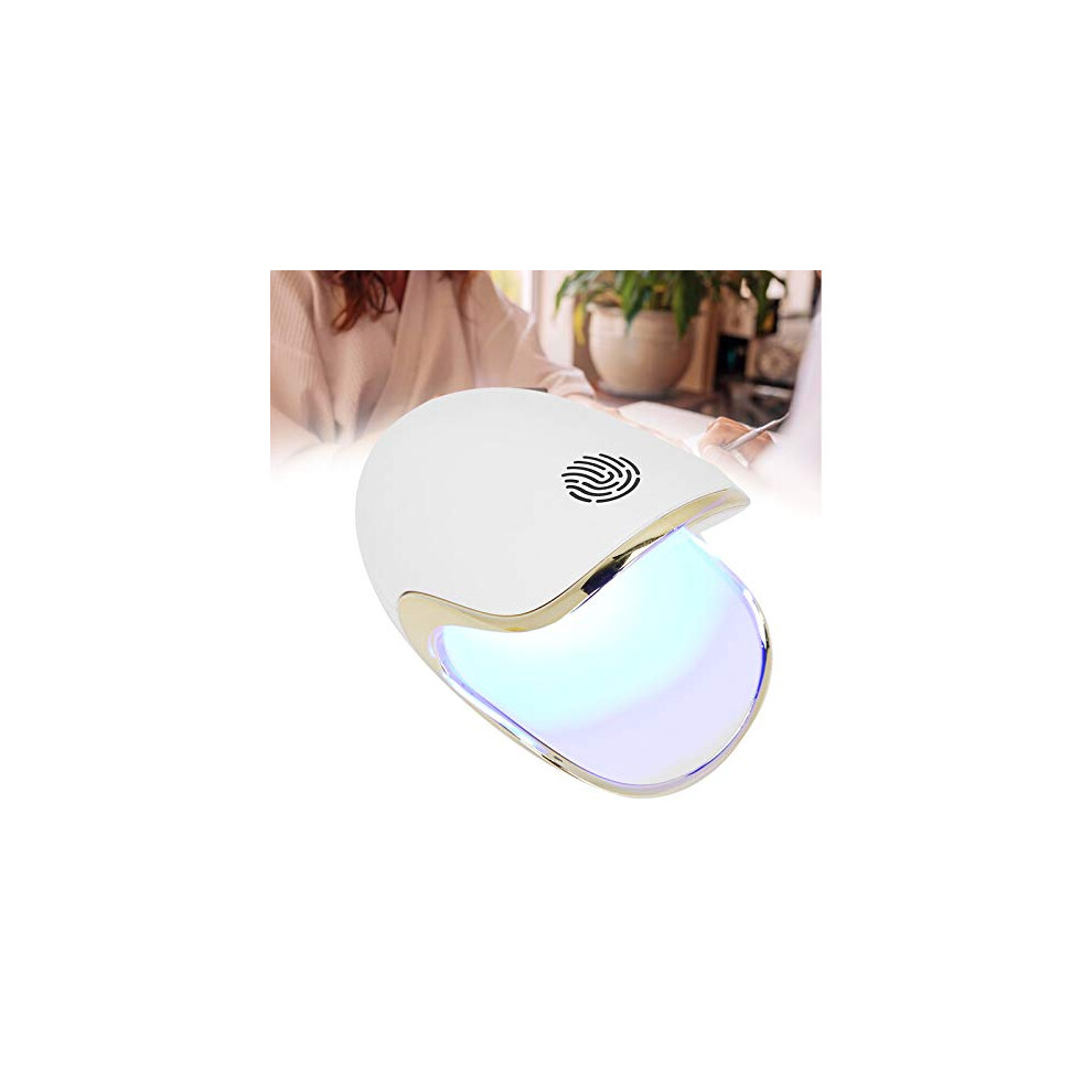 UV LED Nail Lamp 6W with USB TypeC, Fast Gel Nail Dryer for Home and Salon Use