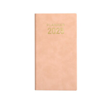 2025 Planner (6.8"x3.7" Hardcover) - Daily, Weekly, Monthly Calendar with Hourly Time Slots, Tabs, compatible with 2025