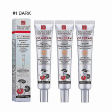(3PCS,Dark)1-3X CC Cream with Centella Asiatica Color Correcting CC Cream Lightweight Skin
