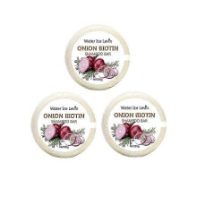 (3pcs)Onion and Biotin Shampoo Bar Soap, Moisturizing & Soothing For All Hair Types