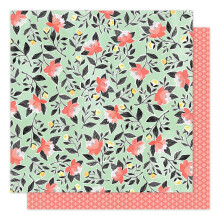 1 Canoe 2 Hazelwood Collection 12 X 12 Double Sided Paper Hazelwood Roses