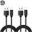 2 pcs super quality 3 m compatible with iphone black Pink 1