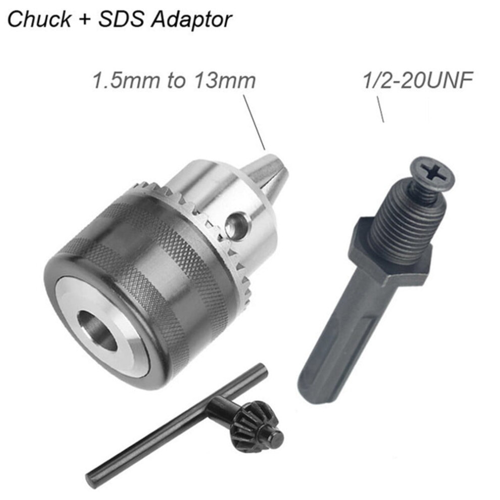 1.5-13Mm Converter 1/2"-20Unf Drill Chuck Quick Change Adapter For Impact Driver 9482828905216