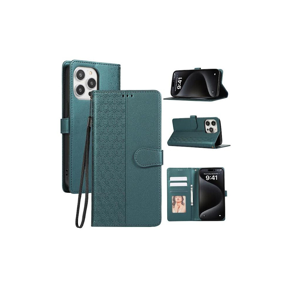 (For Compatible With Samsung Galaxy A52-5G/4G/A52s) Premium Leather Case For Mobi Green 9482828904660