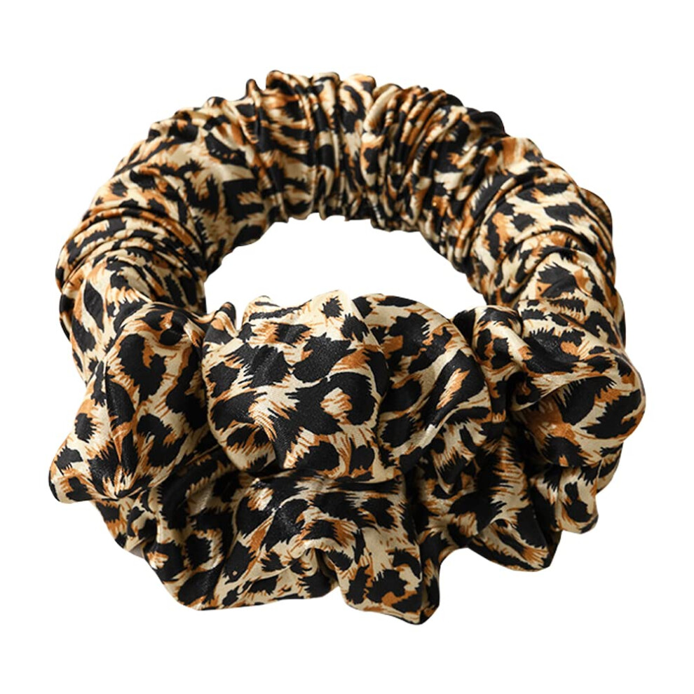 Heatless Hair Curler and Rollers for Long Hair Overnight Styling Leopard Style #2
