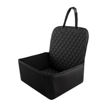 Large Waterproof Dog Car Seat for SUV Travel with Safety Barrier and AntiSlip Oxford Fabric