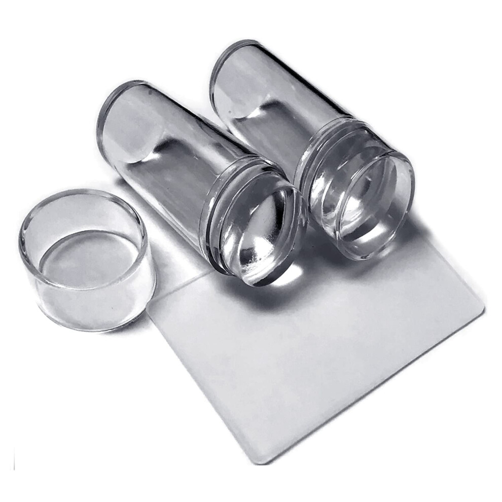 French Manicure Silicone Pads with Scraper, Reusable Soft Nail Stencils for Accurate Tips