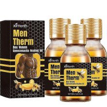(3pcs) Man Breast Tightening Oil Bee Venom Enhancer Serum Chest Fat Reduction Gynecomastia Shaping Strengthen Chest Muscle Firm Massage