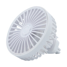 YOBOLK Fan Car - RGB Light, Aromatherapy, 360 Freshening, USB, 3-Speed, Portable for Car/Home/Office, Compatible with 12V Adapter