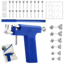 SUPRBIRD 233PCS Ear Piercing Kit with Self Piercing Gun and Stud Earrings for Home Use