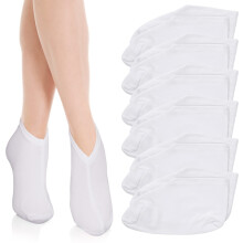 Moisturizing Gel Spa Socks for Dry Cracked Feet, 6 Pairs Cotton Hydrating Non Slip Reusable