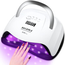 150W UV LED Nail Lamp Gel Nail Dryer with Fast Even Curing and Multiple Timer Settings