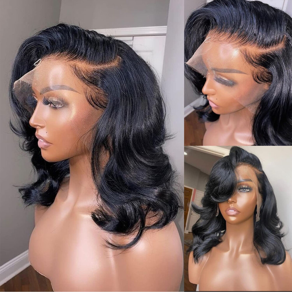 Lace Front Wigs Human Hair 13x4 Body Wave Brazilian Virgin Wig 18inch 150% Density Natural Hairline