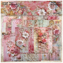 Scrapbook Paper 36 Sheets Floral Pearl Rose SingleSided Craft Paper for DIY Albums and Cards