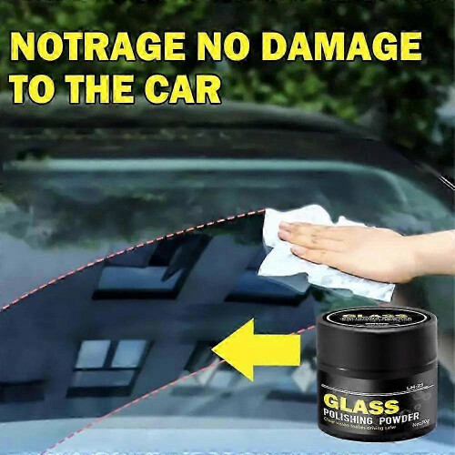 (30g With Sponge) Glass Scratch Remover - Remove Scratches from Glass | Powder Detergent 2
