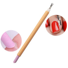 Cuticle Remover with Dual Exfoliation Modes and Compact Cuticle Pusher for Shiny Nails