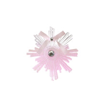 Christmas P.ink Gradient Pendant with Fine Glitter Acrylic Translucent Pendant Christmas Tree Ornaments Holiday Party Decorations DIY Accessories