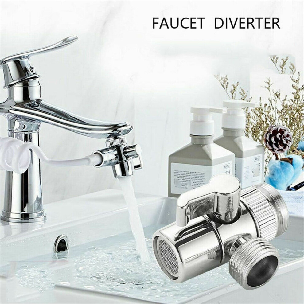 Faucet Adapter Kitchen Sink Splitter Diverter - Water Tap Connector, Household Gadgets On Clearance 9482828286223