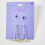 Conjunto de 2 brincos Claire's Space Drop com brincos Black Lightning combinando 1