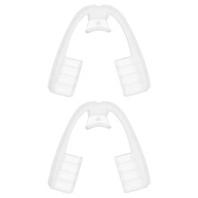 2Pcs Mouthpiece Teeth Grinding Devices Mouth Guards (Transparent Color)