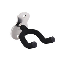 Gancho metálico para colgar en la pared para guitarra, ukelele y violín - Gancho plegable para puerta con capacidad de 9 kg (20 lbs)