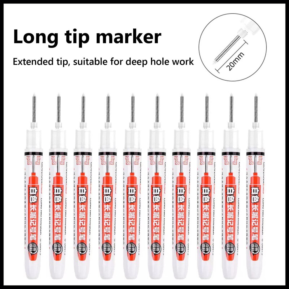 Yifudd Permanent Markers, 4 Color Carpenter Ink Pens, 3Ml Woodworking & Construction Marking Tool For Bathroom 9773935462465