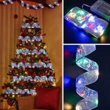 Fita de luzes de Natal com LEDs, 4 metros (13,2 pés), 40 LEDs, luz dourada quente, alimentada por bateria, para decoração de árvores de Natal
