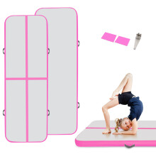 (Pink, 300 x 100 x 10cm) 3M / 4M Inflatable Gymnastics Mat Tumbling Mat