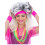 80s Neon Sweatbands, Pink 2