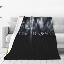 Manta polar de Juego de Tronos, súper suave y acogedora, manta ligera y mullida de franela, mantas cálidas y afelpadas para sofá, sillón o cama.