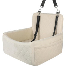 Dog Car Seat for Audi Q4 Q5 Sportback, Breathable Foldable Pet Travel Carrier with Safety Leash