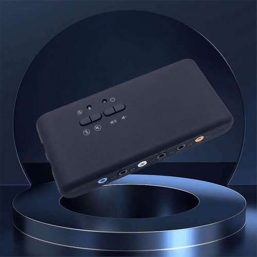Κάρτα ήχου USB CM6206Chipset7.1Στερεοφωνική οπτική εξωτερική κάρτα ήχουUSB Hid Class Spec8Έξοδος 2
