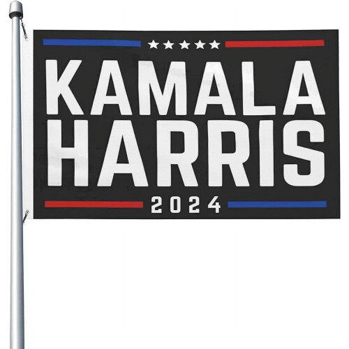 Kamala Harris2024Σημαία3x5Μ με ορειχάλκινα ρολά, Διπλής όψης πολυεστερικό πανό για