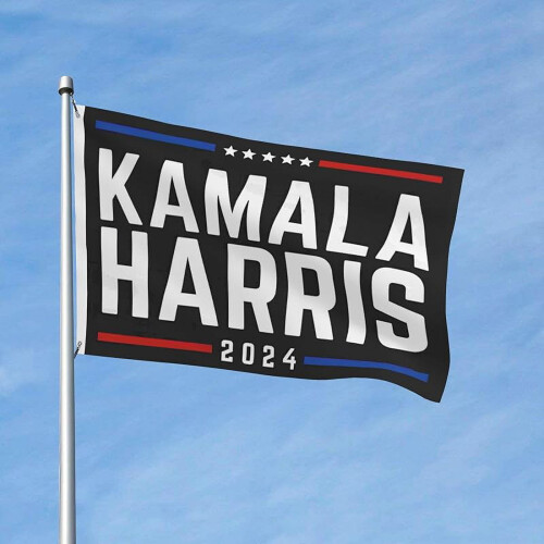 Kamala Harris2024Σημαία3x5Μ με ορειχάλκινα ρολά, Διπλής όψης πολυεστερικό πανό για 2