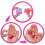 Barbie Conjunto Barbie Festa Glam com Boneca e 10 Surpresas 4