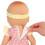 Boneca realista de bebê, 38 cm, com roupinha rosa e acessórios. 7