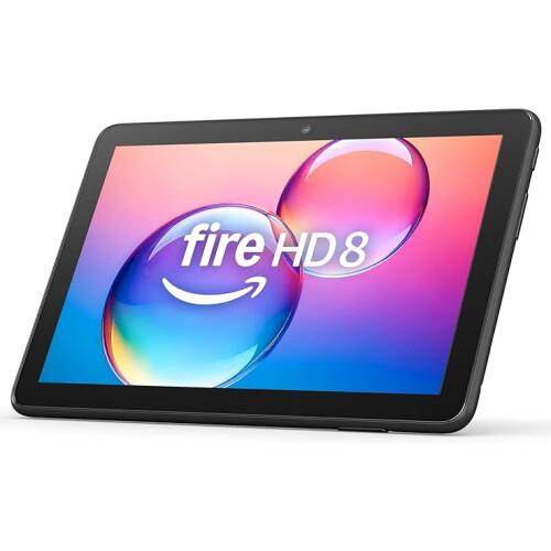 Amazon 2024 Amazon Fire HD 8 Tablet  32GB, Black  8" HD Display