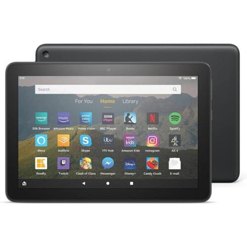 Amazon 2024 Amazon Fire HD 8 Tablet  32GB, Black  8" HD Display 1